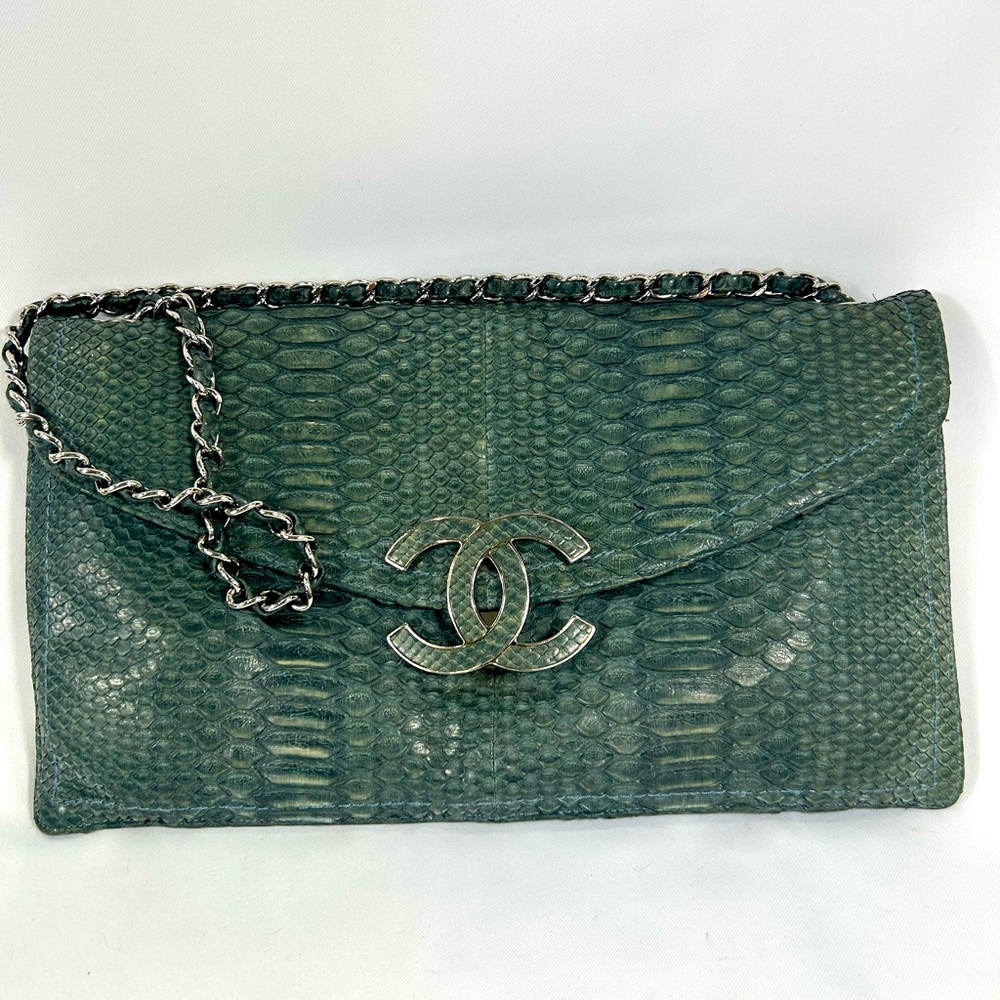 Chanel Python Flap Bag